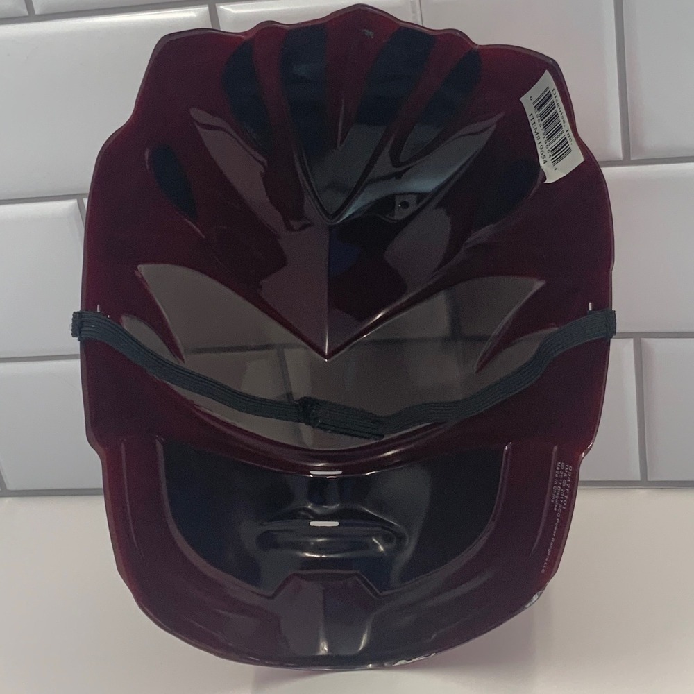 Disguise Power Rangers Red Ranger 0947FT01 Plastic Red 9.5in Mask - Picture 2 of 4